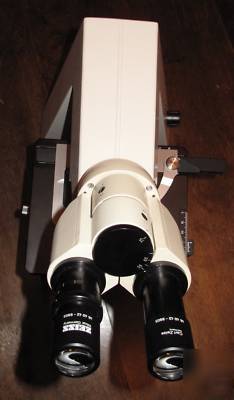 Carl zeiss standard 25 microscope with objectives