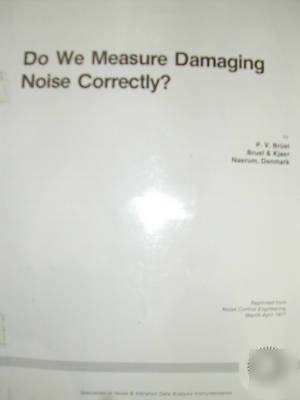 Bruel 2209 / 1613 / 4144 sound level meter
