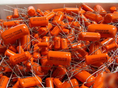 New sprague orange drop 5 pounds capacitors 400 volts+ 