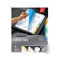 Wilson jones W55065: view-tab transparent dividers