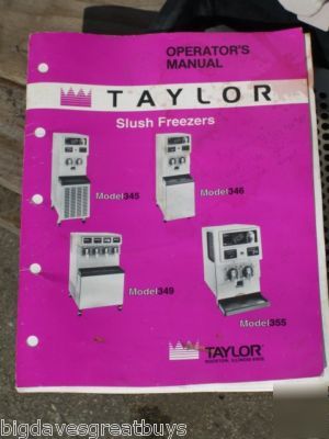 Taylor 355-27 twin flavor frozen coke machine 