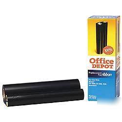 Office depot (sharp ux-15CR) fax refill ribbon, black