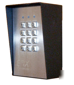 Outdoor / indoor stainless steel digital keypad KPX100 