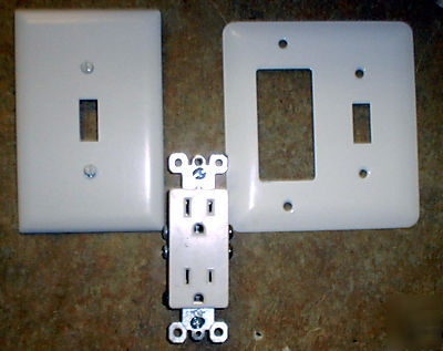 110 receptacles,switch covers and combination covers n