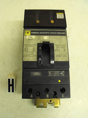 125 amp square d i-line circuit breaker type# KA36175 