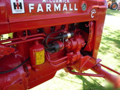 1953 farmall super c farm tractor wide front end