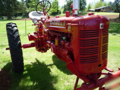 1953 farmall super c farm tractor wide front end