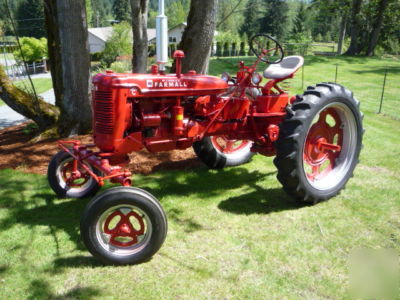 1953 farmall super c farm tractor wide front end