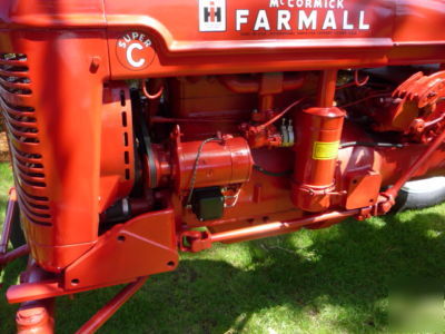 1953 farmall super c farm tractor wide front end