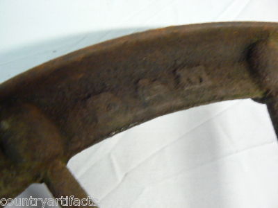 Antique cast iron flat belt pulley wheel hit miss 20X2 