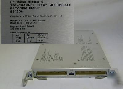 Hp/agilent E8460A vxi version c 256 ch. mux module