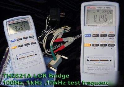 10KHZ precision digital lcr bridge d q meter with clip