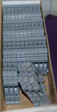 36 entrelec 011511607 gray 6MM terminal block din rail