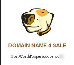 Fort worth pooper scooper.com domain for sale local 