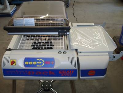 Minipack galaxy office heat tunnel shrink wrap machine