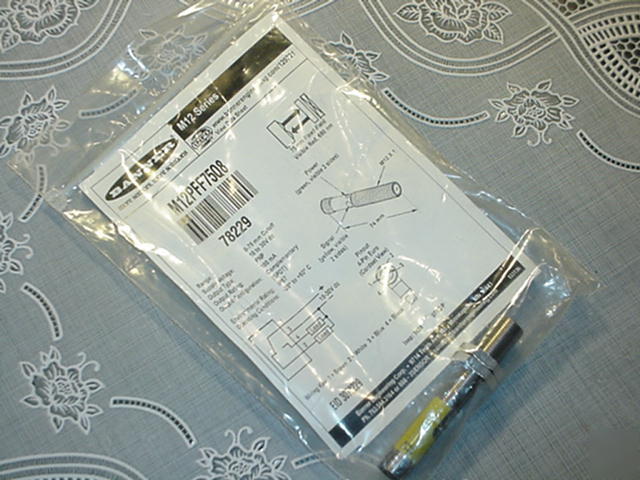 New banner M12PFF75Q8 photoelectric sensor 