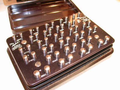 New horberg letter size pin gage set