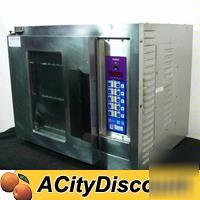 Used lang 1/2 size electric convection oven 3 racks