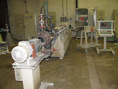 Extruder 72MM twin screw 42:1 co-rotational 2003 (2)