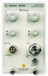 Hp/agilent 86103A-H48 20 ghz electrical/2.8 ghz optical