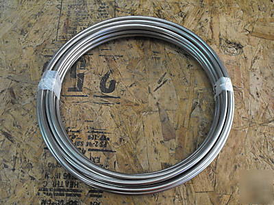 New 100 ft ss steel tubing 5/16 x .020 TP304/304L 