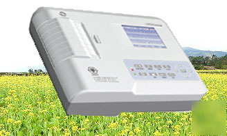 New 3-channel color ecg machine ekg( easy operation)