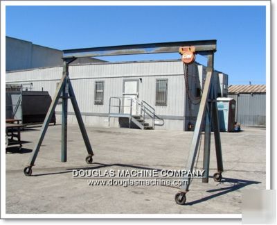 Vestil gantry crane (4,000 lb.) capacity