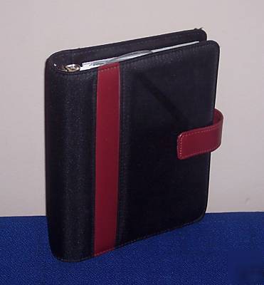 Compact 365 franklin black & red planner/binder fillers
