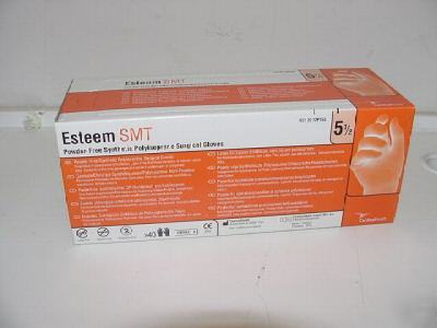 40 cardinal esteem smt polyisoprene surgical glove 5.5