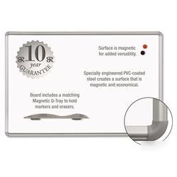 New mange-rite magnetic dry erase board, 72 x 48, wh...