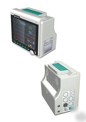 Nib patient monitor ecg, p, SPO2, resp,2-temp +printer