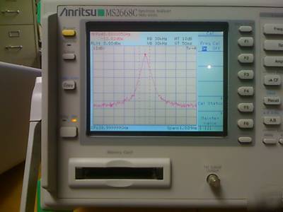 Anritsu MS2668C 40 ghz spectrum analyzer options: 03&90