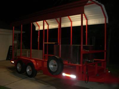 Crawfish cooker rig catering trailer boiled crawfish