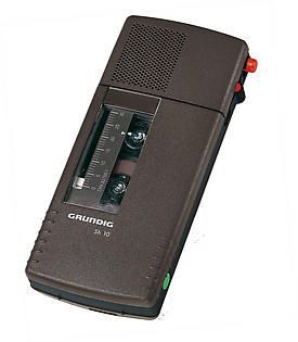 Grundig sh-10 stenocassette recorder, handheld SH10