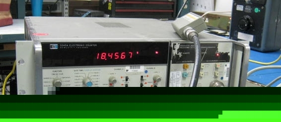 Hp 5345A/011 w 5356A & 5355A 18GHZ pulse freq counter