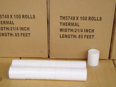 New 100 2-1/4 inch thermal pos/interac paper rolls