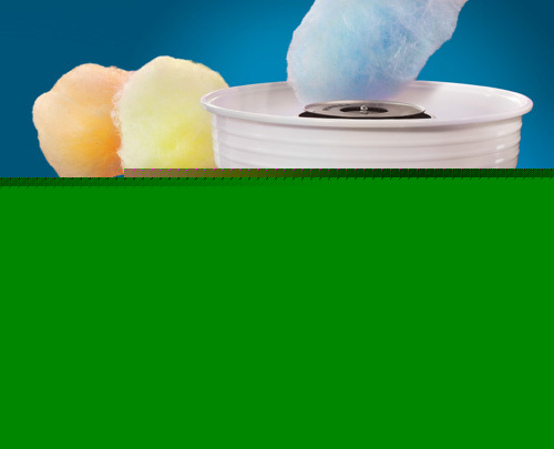 Nostalgia retro diner style cotton candy maker machine