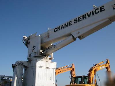 Pitman hl 1500 crane mounted on gmc brigadier