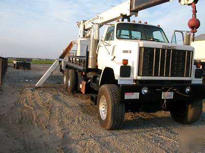 Pitman hl 1500 crane mounted on gmc brigadier