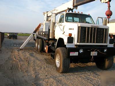 Pitman hl 1500 crane mounted on gmc brigadier