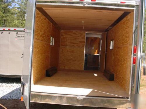8.5X28 haulmark enclosed cargo office trailer