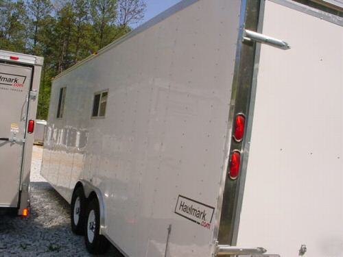 8.5X28 haulmark enclosed cargo office trailer