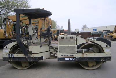 '99 ingersoll rand DD90 diesel asphalt roller compactor