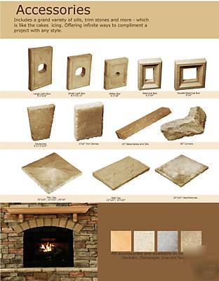 Stone veneer manufactured stone field cobble