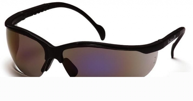 Pyramex venture ii safety glasses - blue mirror lens