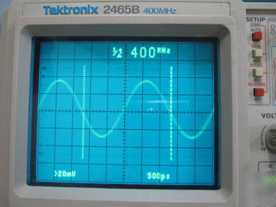 Tektronix 2465B 400 mhz oscilloscope -- superb w/ cal 