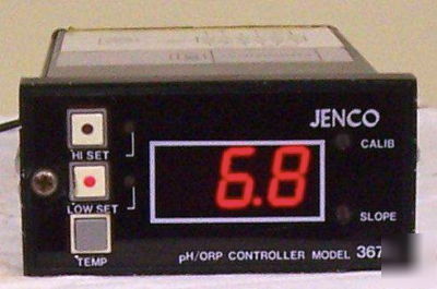 1/8 din panel mount jenco ph / orp controller -3671N