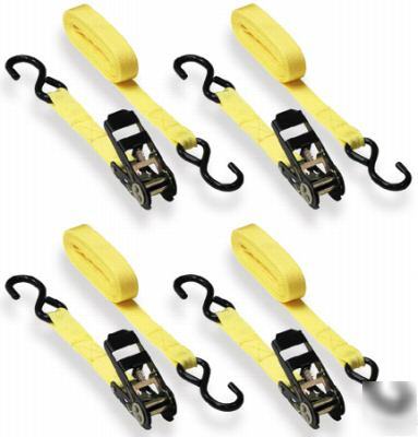 4PC. ratchet tie down set excellent quality 