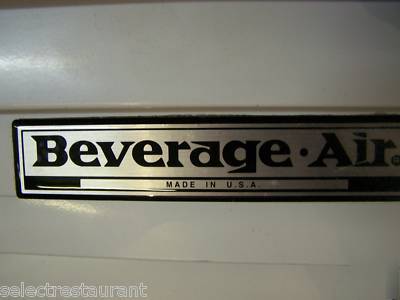 Beverage-air refrigerated 2 door glass display cooler