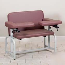 Clinton 6000X-f extra wide blood drawing chair 